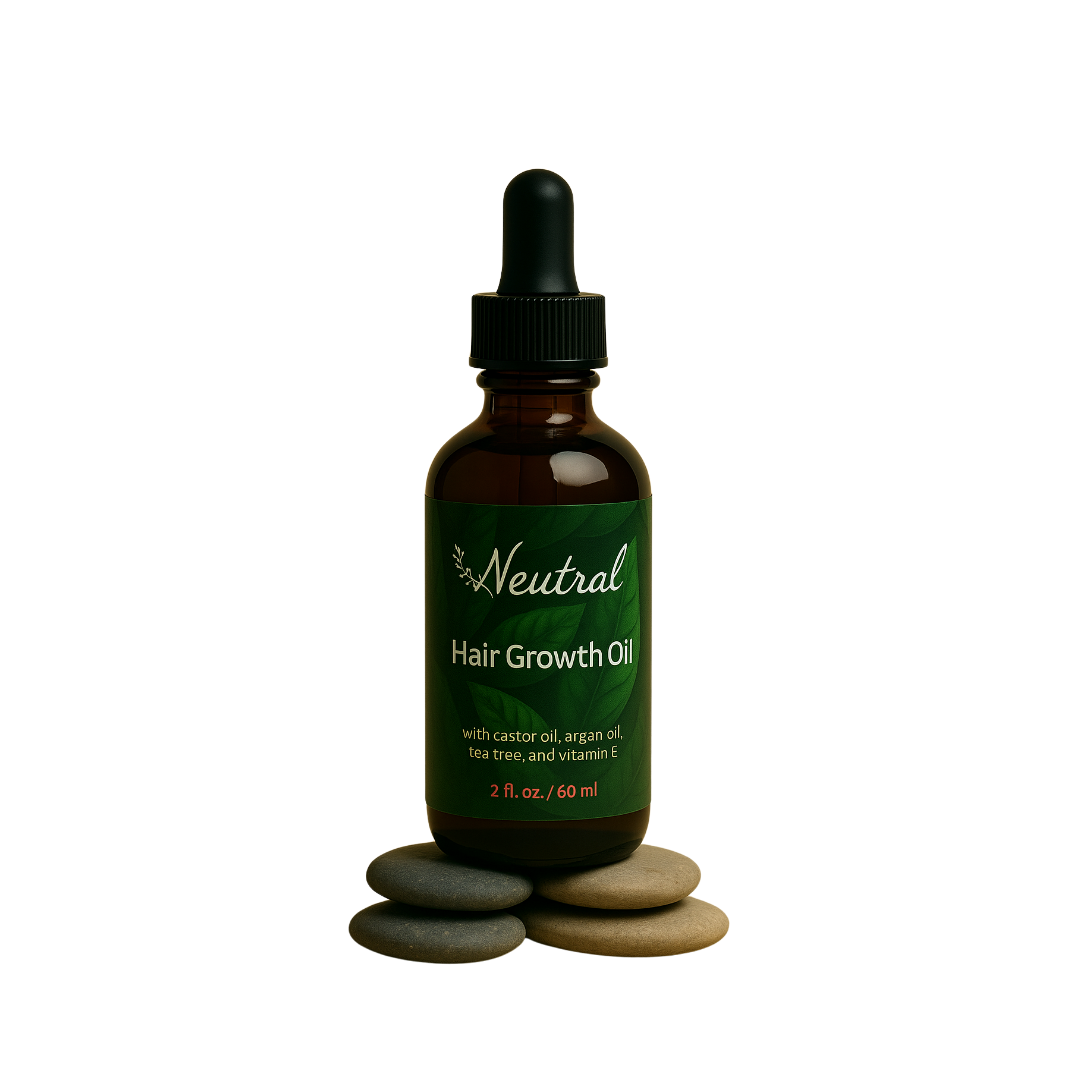 Neutral Hair Growth Oil – Natural Strength & Shine (2 fl. oz.)